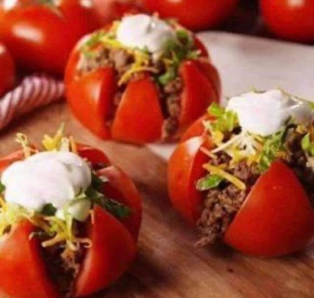 TACO STUFFED TOMATOES