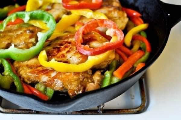 Balsamic Chicken & Peppers