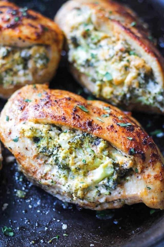 Broccoli and Cheese Stuffed Chicken 🥦🧀