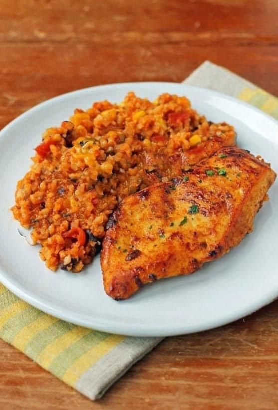 Cauliflower Mexican Rice with Chicken