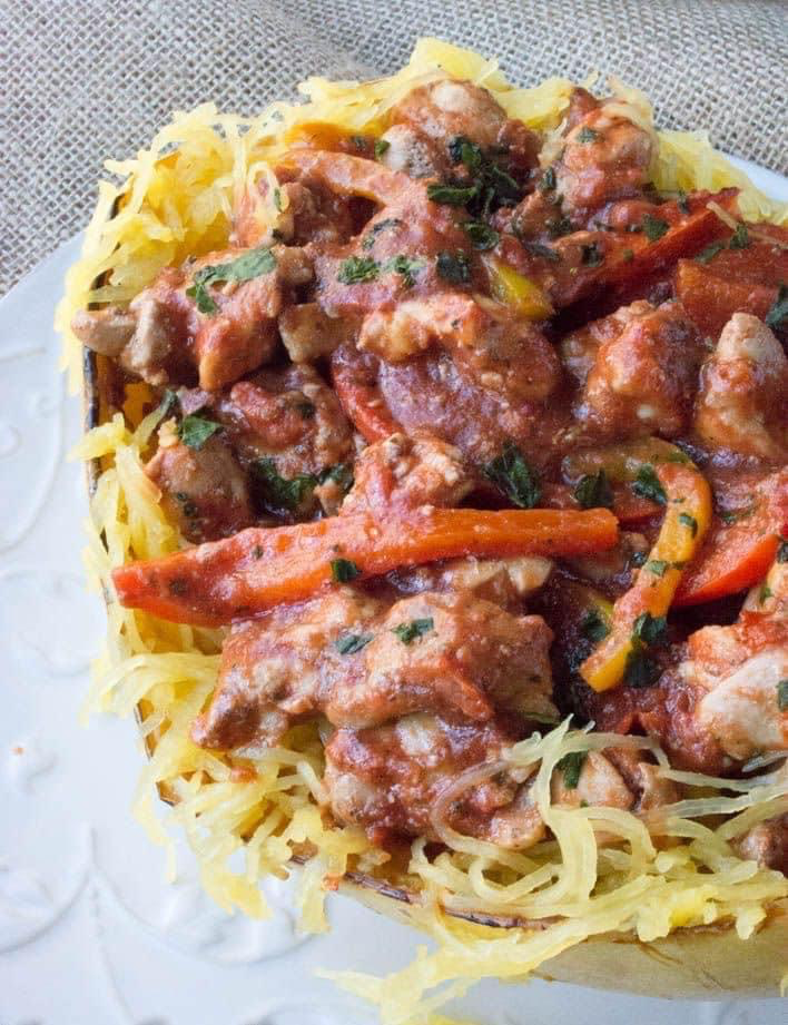 Chicken Cacciatore and Spaghetti Squash