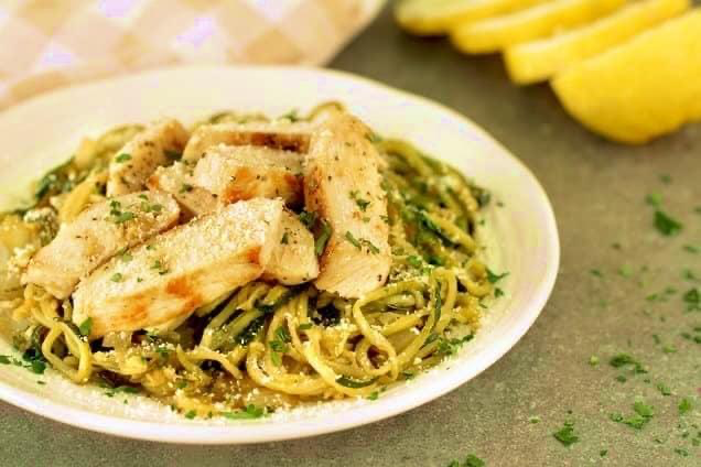 Chicken Scampi with Arugula