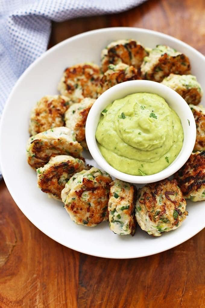 Chicken Zucchini Poppers