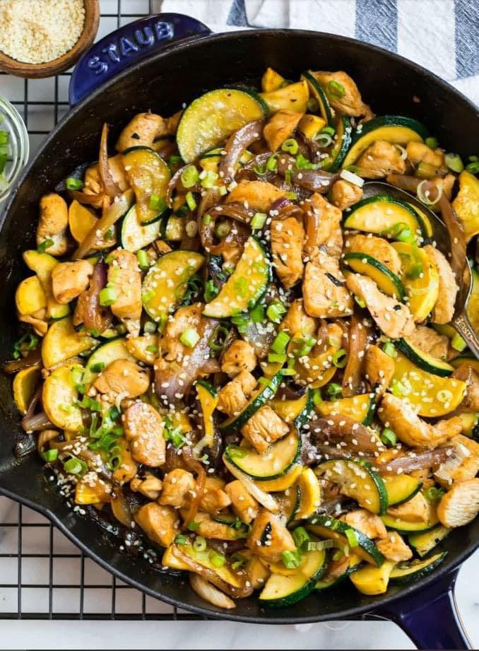Chicken Zucchini Stir-Fry