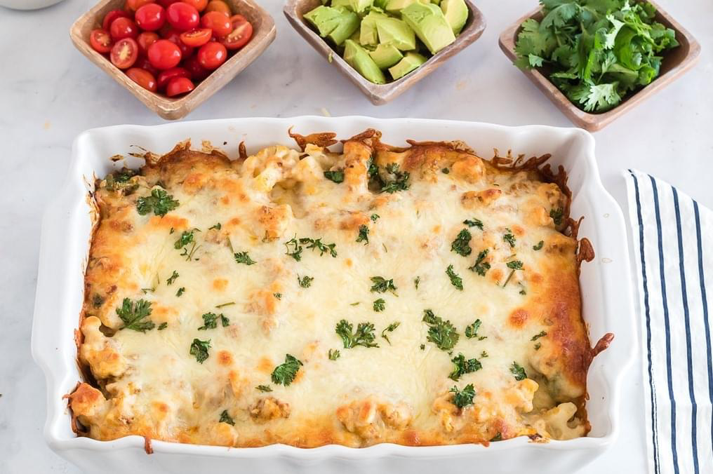 Chile Chicken Verde Casserole
