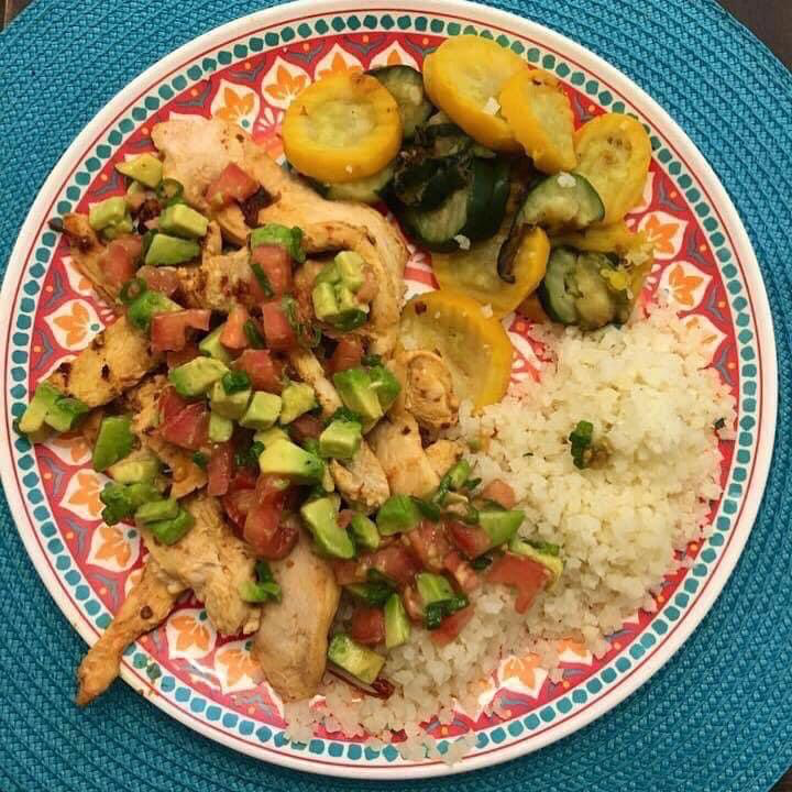 Chipotle Chicken with Avocado Salsa