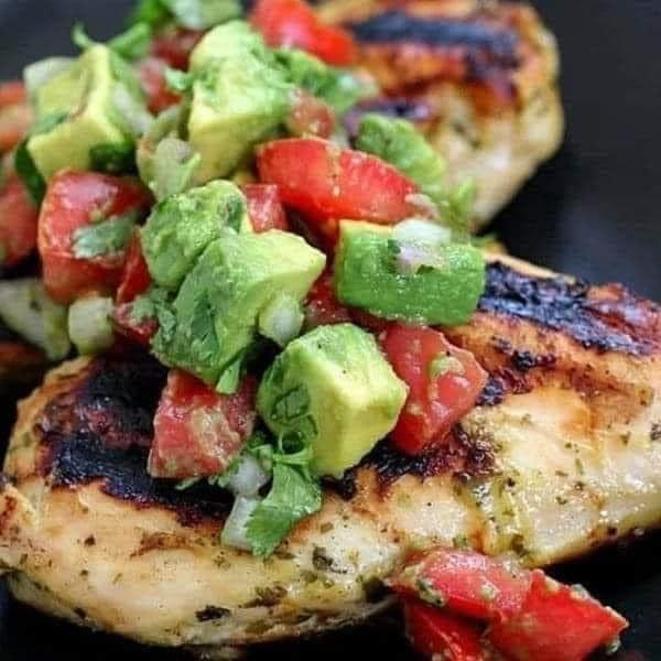 Cilantro Lime Chicken with Avocado Salsa