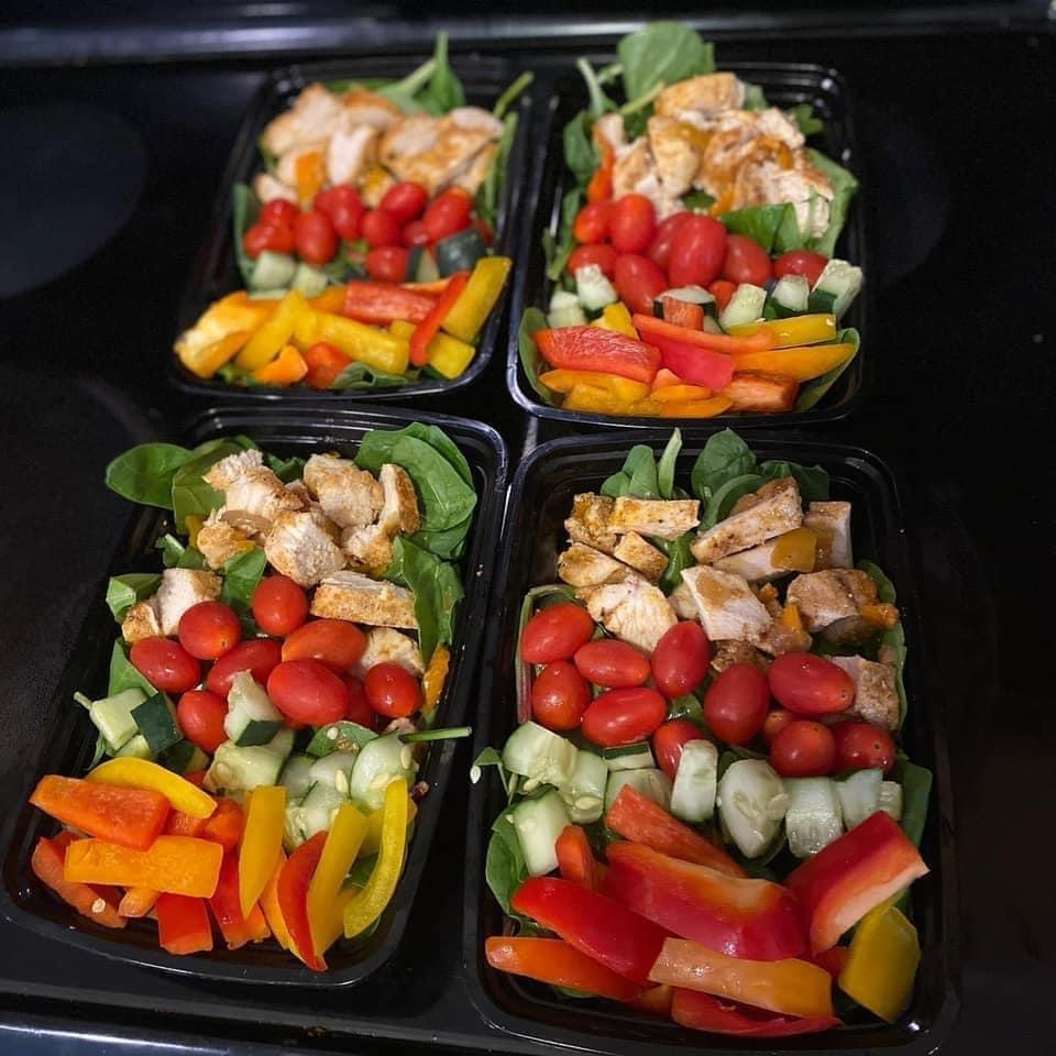 Easy Chicken and Veggie Salad