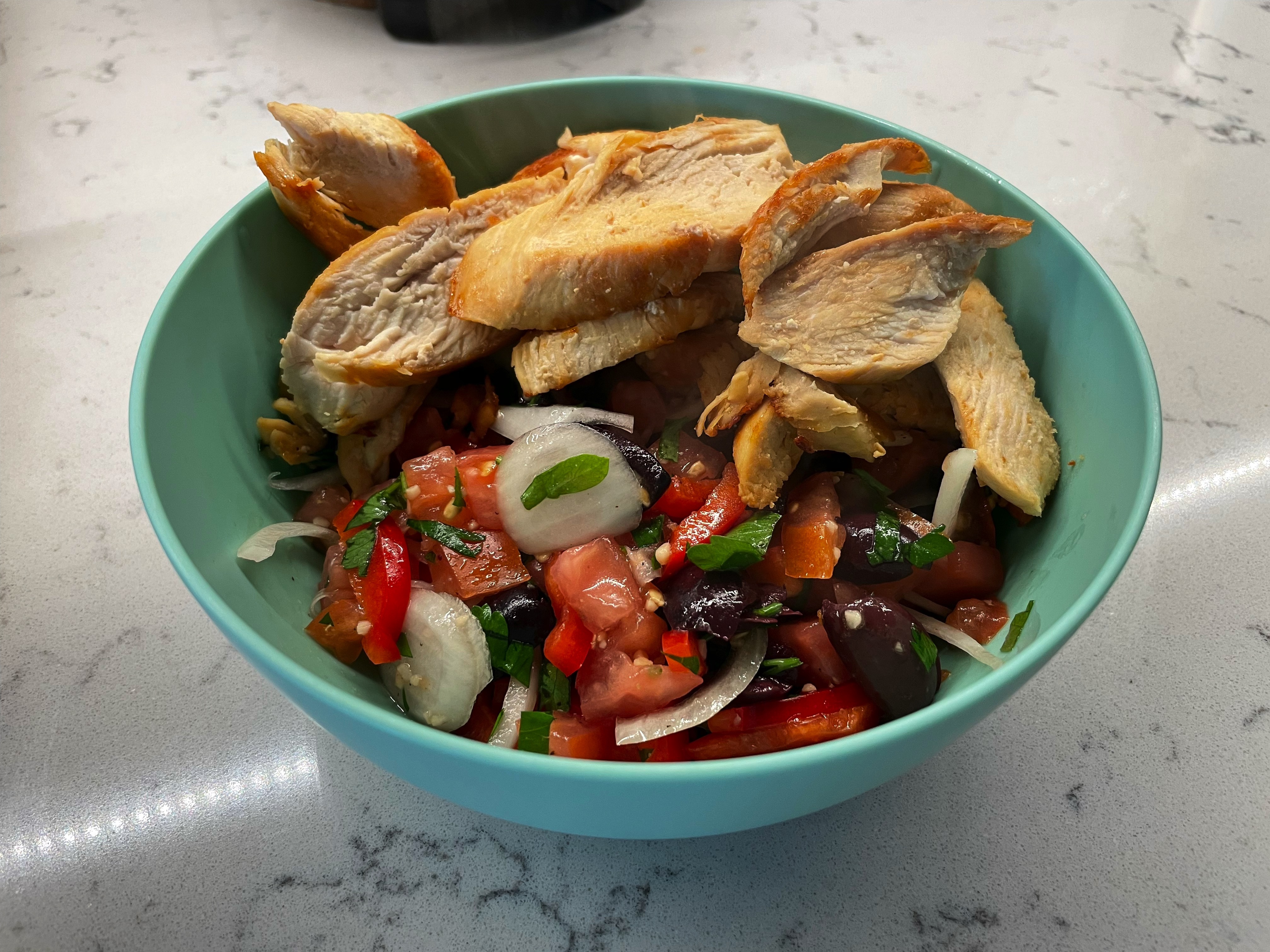 Greek Lemon Chicken Salad
