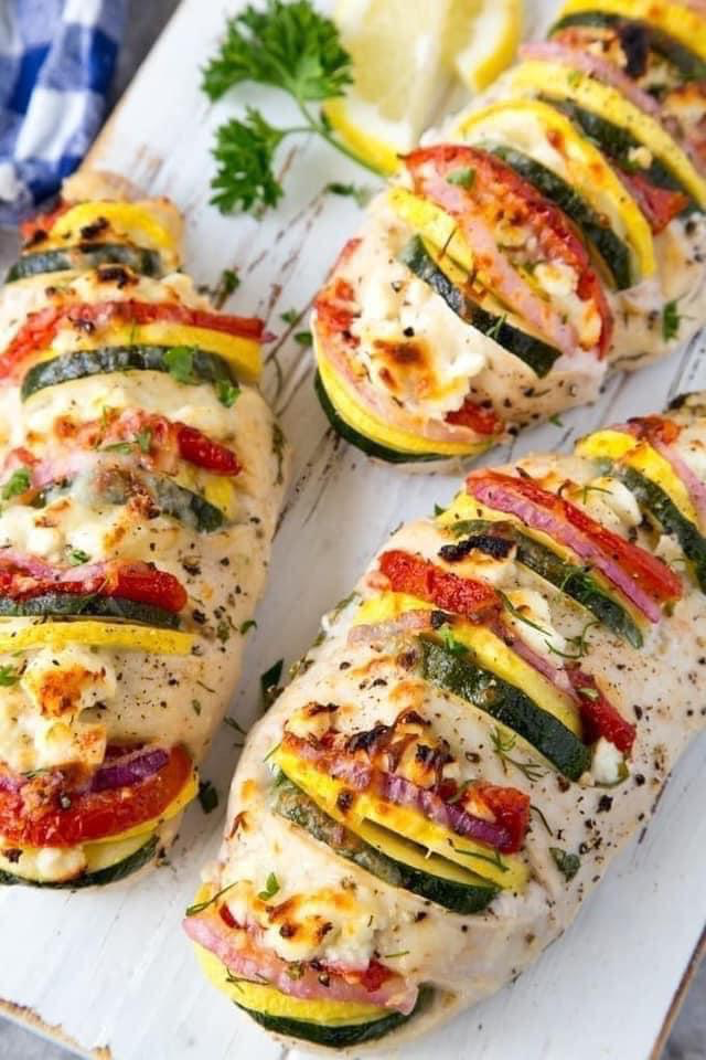 Greek Stuffed Chicken