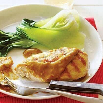 Grilled Chicken with Peanut Sauce-1