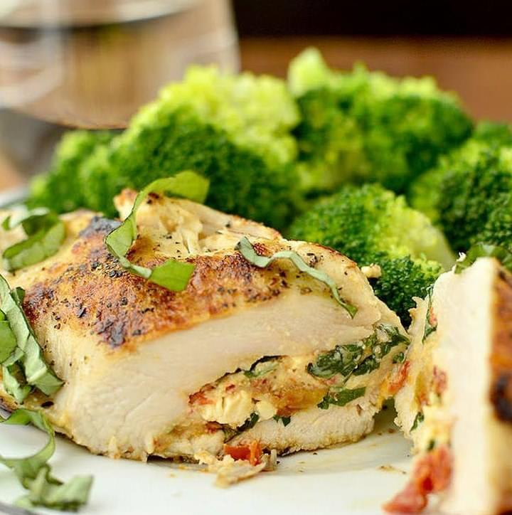 Laughing cow stuffed chicken