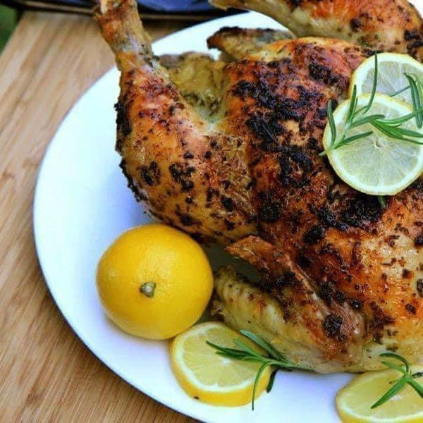 Perfect Roast Chicken with Lemon and Rosemary