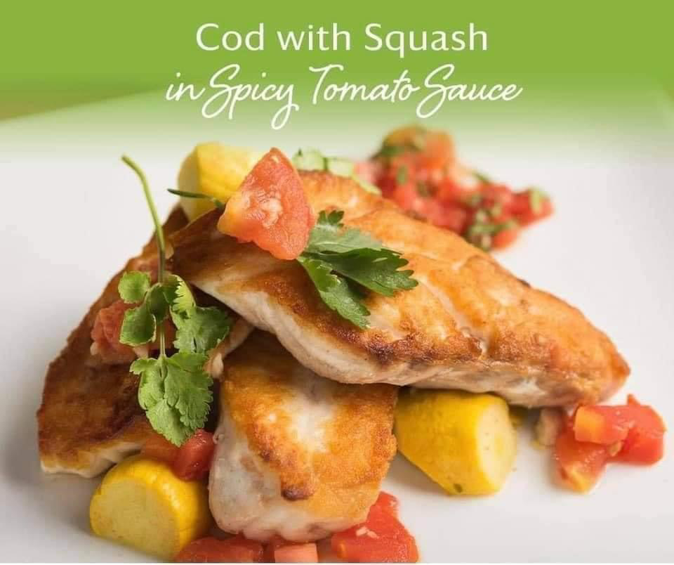Cod with Squash