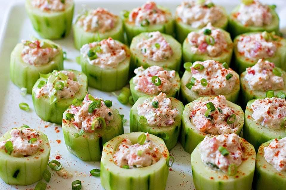 Crab-Stuffed Cucumbers