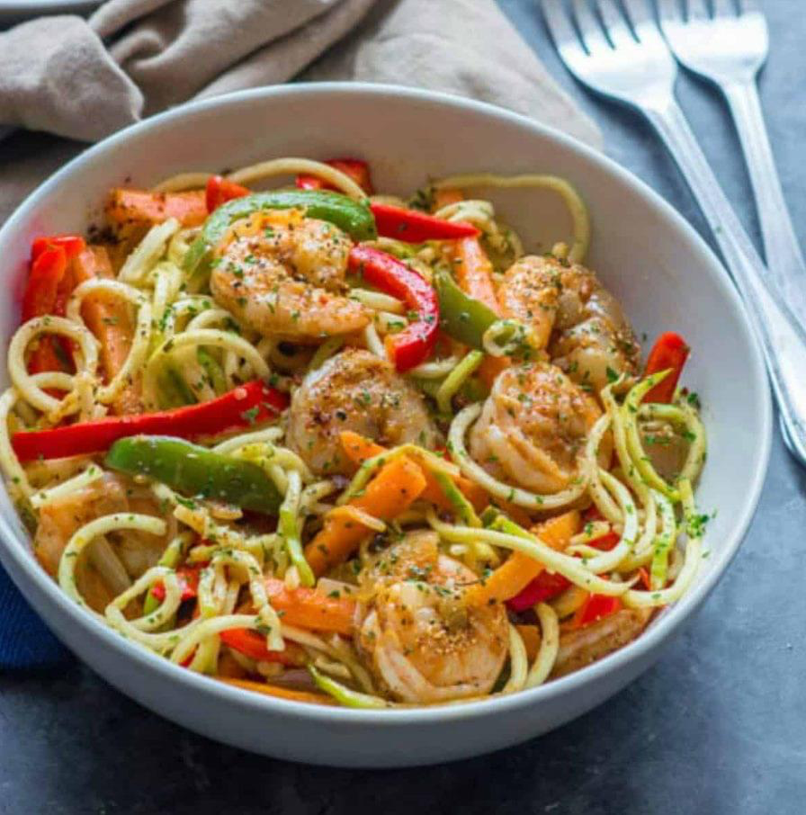 Creamy Zucchini Pasta Jambalaya