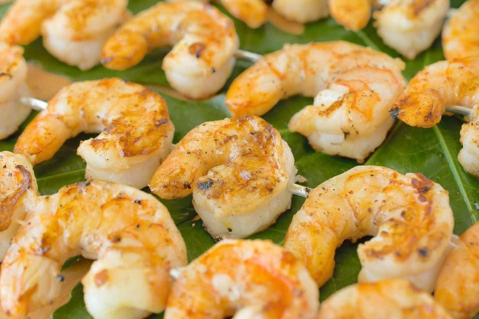 Grilled Lemon Ginger Shrimp