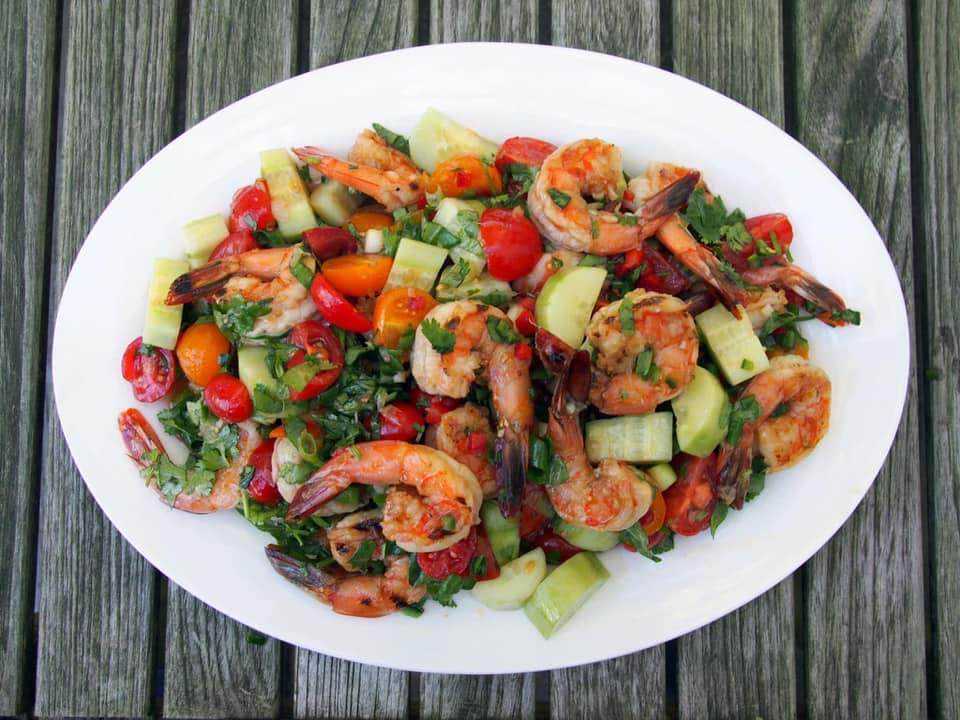 Tomato Shrimp Salad