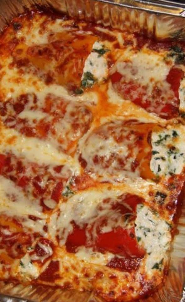 Pepper Stuffed -Shells-