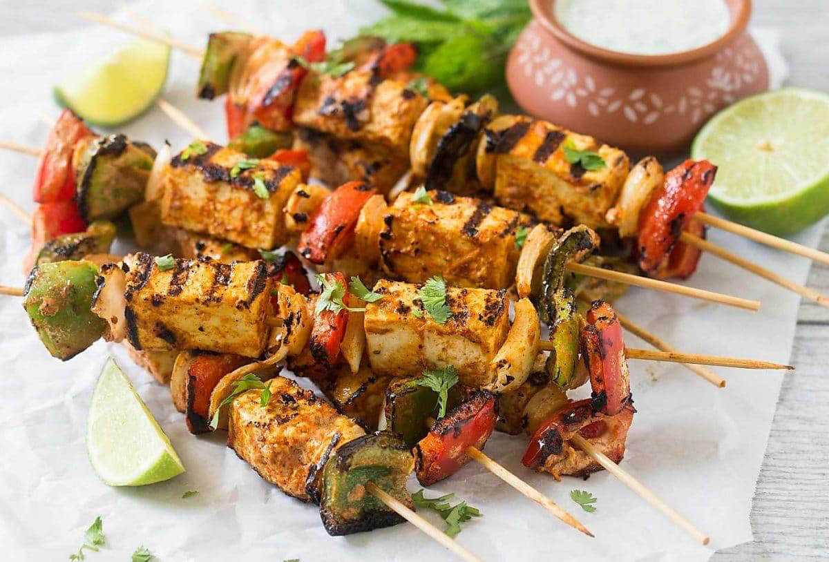 Vegan Tikka Kababs