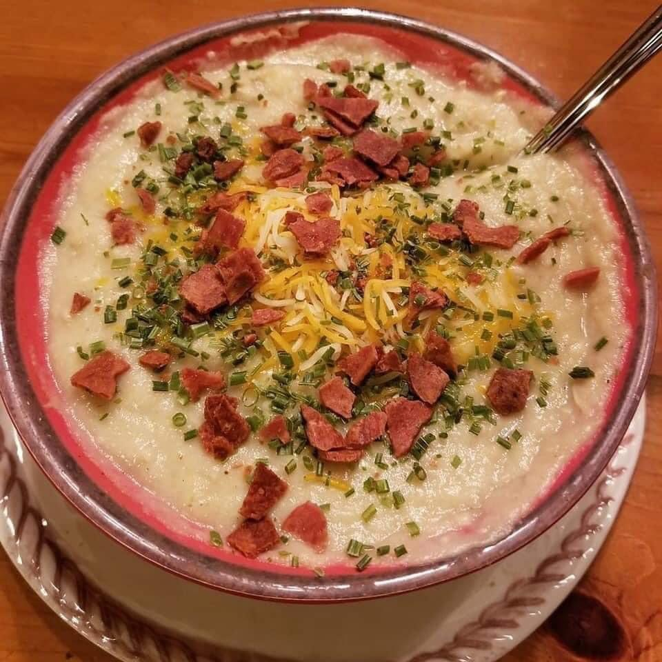 Cream of Baked “Potato” Soup