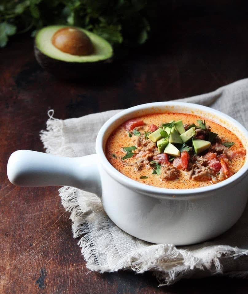 Crockpot Taco Soup 🌮🥑🍅