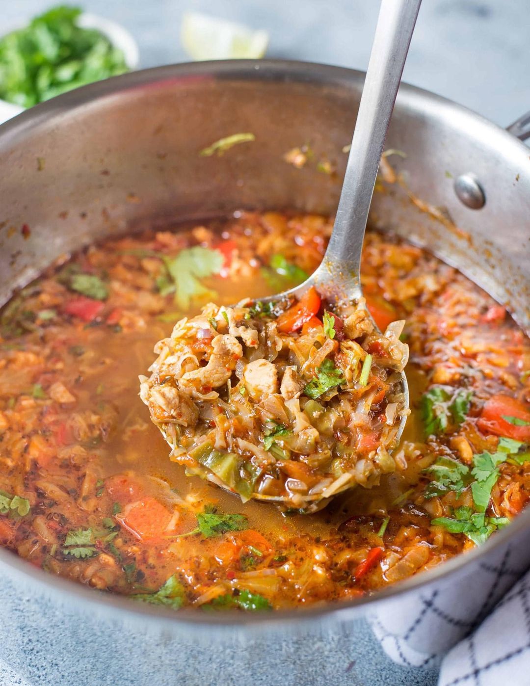Crockpot Chicken Taco Soup